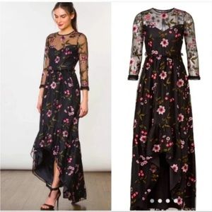 Shoshanna Floral Mesh Gown size 2